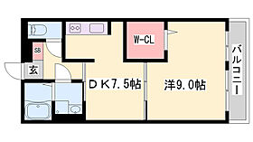 セジュール亀山　B棟  ｜ 兵庫県姫路市亀山（賃貸アパート1DK・3階・41.67㎡） その2