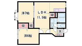 グリーンウィンドＡ  ｜ 兵庫県相生市千尋町（賃貸アパート2LDK・1階・53.51㎡） その2