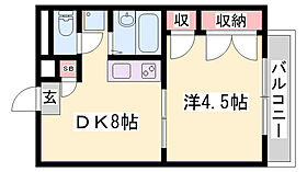 Uグレース飾磨  ｜ 兵庫県姫路市飾磨区上野田5丁目（賃貸アパート1DK・1階・28.98㎡） その2