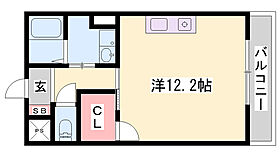 インタービレッジ下手野  ｜ 兵庫県姫路市下手野3丁目（賃貸マンション1R・2階・32.67㎡） その2