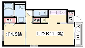 ラインハート  ｜ 兵庫県神崎郡福崎町福田（賃貸アパート1LDK・1階・37.00㎡） その2