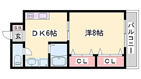 マンションパピルス  ｜ 兵庫県加古川市野口町古大内（賃貸マンション1DK・3階・30.24㎡） その2