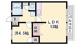 サンシティ小林  ｜ 兵庫県姫路市御立中7丁目（賃貸アパート1LDK・2階・40.92㎡） その2