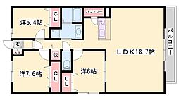 間取図画像 3LDK