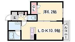 ザ フジイ ガーデンC・D 2階