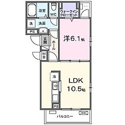 間取図画像 1LDK