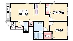 シャーメゾン童子山 1階