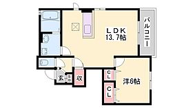 Ｌ＆Ｃ　Ｍｏｃａ　I  ｜ 兵庫県姫路市網干区興浜（賃貸アパート1LDK・1階・48.49㎡） その2