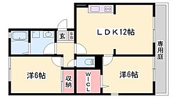 サンコミュニティノース 2LDKの間取図画像