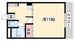 ラ・フェスタ加東 1Kの間取図画像