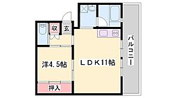 ビレッジハウス福崎 3階/-