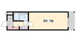 ダイアパレス姫路大手前通西 ワンルームの間取図画像