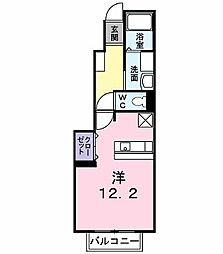 ヴィーヴルスミヨシ ワンルームの間取図画像