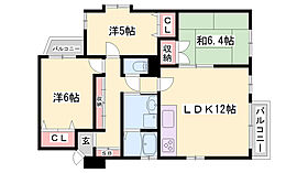 兵庫県姫路市飾磨区恵美酒（賃貸マンション3LDK・2階・66.57㎡） その2