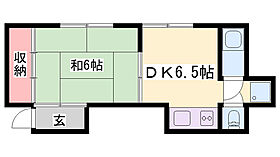 兵庫県姫路市保城（賃貸アパート1LDK・2階・34.50㎡） その2