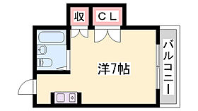 兵庫県姫路市上手野（賃貸マンション1R・3階・16.07㎡） その2