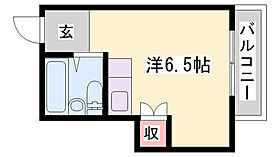 兵庫県姫路市白国5丁目（賃貸アパート1R・2階・23.00㎡） その2