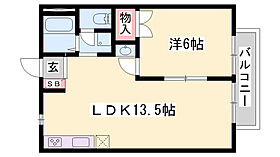 ドミールＡ  ｜ 兵庫県西脇市黒田庄町田高（賃貸アパート1LDK・1階・40.04㎡） その2