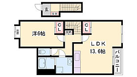 兵庫県加東市南山3丁目（賃貸アパート1LDK・2階・51.15㎡） その2