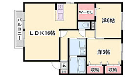 兵庫県姫路市西今宿1丁目（賃貸アパート2LDK・2階・68.75㎡） その2