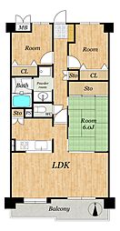 間取図画像 3LDK