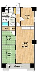 間取図画像 3LDK