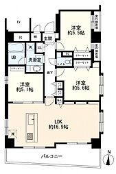 間取図画像 3LDK
