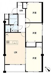 間取図画像 3LDK
