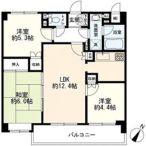 間取り:3LDK 間取り:3LDK