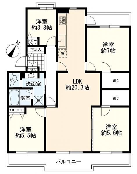 間取りを拡大表示