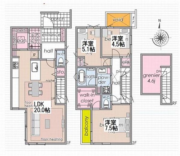 間取りを拡大表示