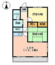 静岡県浜松市中央区東若林町（賃貸マンション2LDK・3階・56.10㎡） その2