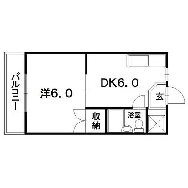 静岡県浜松市中央区入野町(賃貸マンション1DK・1階・24.00㎡)の写真 その2