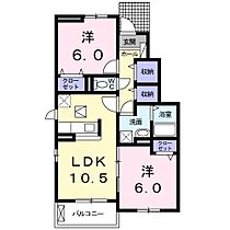 静岡県浜松市中央区篠原町（賃貸アパート2LDK・1階・54.95㎡） その2