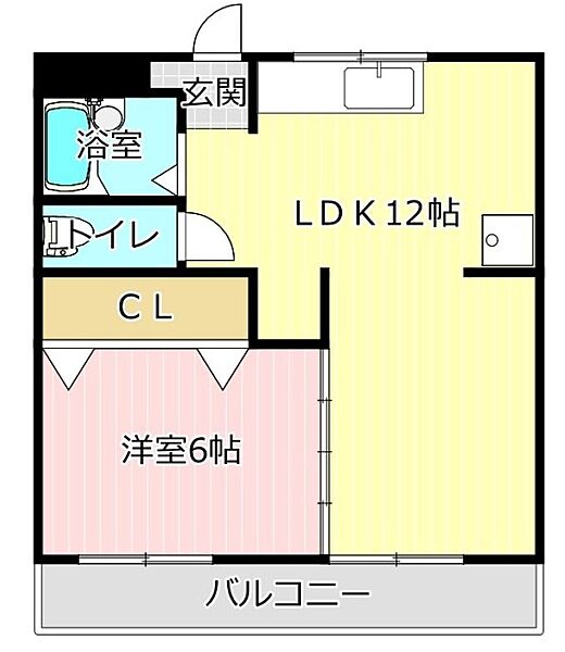 静岡県浜松市中央区上島6丁目(賃貸マンション1LDK・3階・36.00㎡)の写真 その2
