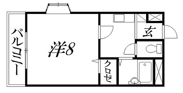 静岡県浜松市中央区鴨江1丁目(賃貸マンション1K・4階・23.40㎡)の写真 その2