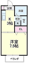 静岡県浜松市中央区和合町（賃貸アパート1K・2階・26.47㎡） その2