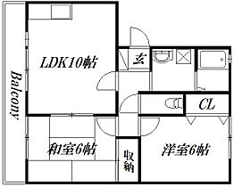 静岡県浜松市中央区十軒町（賃貸マンション2DK・2階・51.91㎡） その2