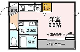 静岡県浜松市中央区佐藤2丁目（賃貸アパート1R・3階・26.16㎡） その2