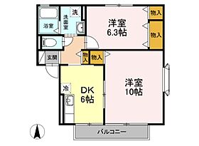 静岡県浜松市中央区入野町（賃貸アパート2DK・2階・52.02㎡） その2