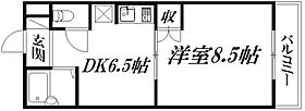 静岡県浜松市中央区佐藤2丁目（賃貸マンション1DK・1階・29.80㎡） その2