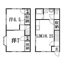 静岡県浜松市中央区佐鳴台3丁目（賃貸テラスハウス2LDK・2階・59.62㎡） その2