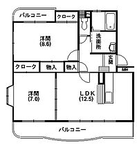 静岡県浜松市中央区志都呂1丁目（賃貸マンション2LDK・2階・63.40㎡） その2