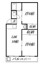 静岡県浜松市中央区曳馬5丁目（賃貸マンション2LDK・2階・51.00㎡） その2