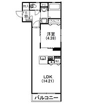 静岡県浜松市中央区高町（賃貸マンション1LDK・4階・43.56㎡） その2