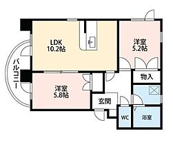 静岡県浜松市中央区浅田町（賃貸マンション2LDK・5階・50.68㎡） その2