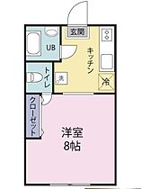 静岡県浜松市中央区和地山1丁目（賃貸アパート1K・2階・28.00㎡） その2