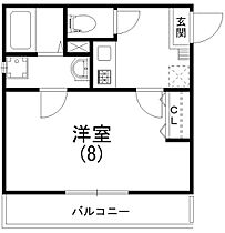 静岡県浜松市中央区布橋3丁目（賃貸アパート1K・2階・25.30㎡） その2