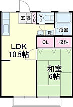 静岡県浜松市中央区上島6丁目（賃貸アパート1LDK・2階・36.36㎡） その2