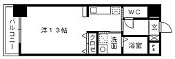 ロイヤルイタヤ ワンルームの間取図画像
